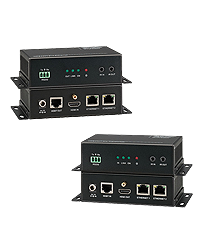 KanexPro 4K HDBaseT 100 Meter HDMI Extender w/ 2-Port Ethernet Switch