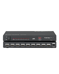 KanexPro 4K UHD 1x8 HDMI Distribution Amplifier w/ HDCP2.2